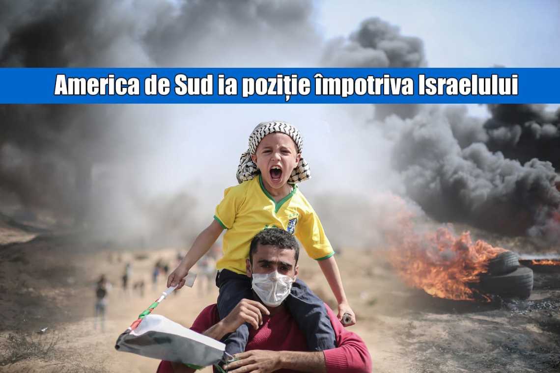 America de Sud împotriva genocidului din Gaza: Bolivia, Columbia și Chile se rup de Israel!
