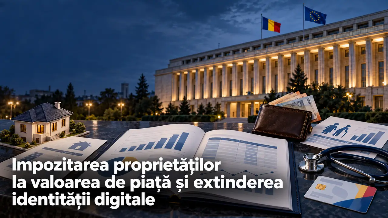 Impozitarea proprietăților la valoarea de piață și extinderea identității digitale