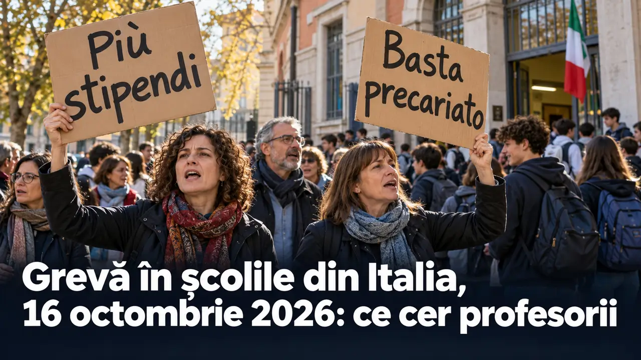 greva profesorilor din italia